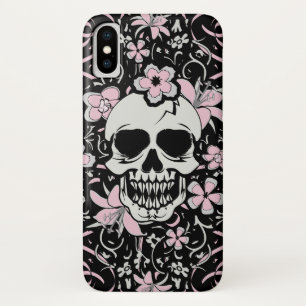 Mädchenhafter Vintage-Totenkopf Case-Mate iPhone Hülle