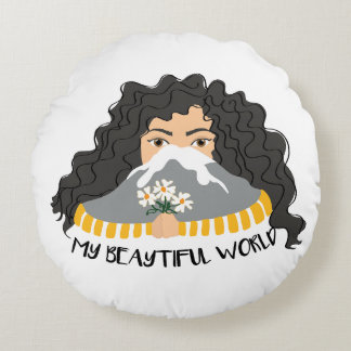 mädchenhaftes Kissen