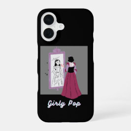 Mädchenhaftes Pop-Handyhülle iPhone 16 Hülle