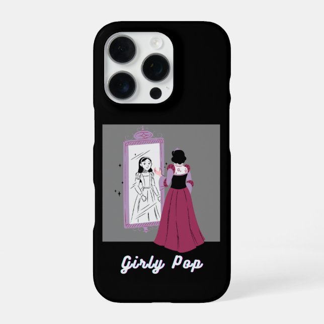 Mädchenhaftes Pop-Handyhülle iPhone Hülle (Rückseite)