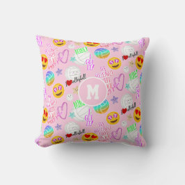 mädchenhaftes volleyball kawaii emoji stickig auss kissen