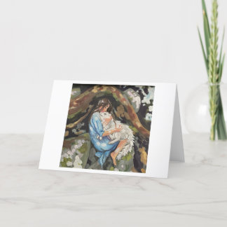 Mädchenhund Dankeskarte