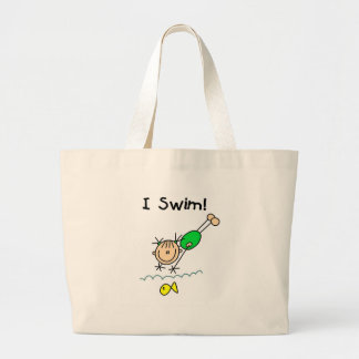 Mädcheni Swim-T - Shirts und Geschenke Jumbo Stoffbeutel