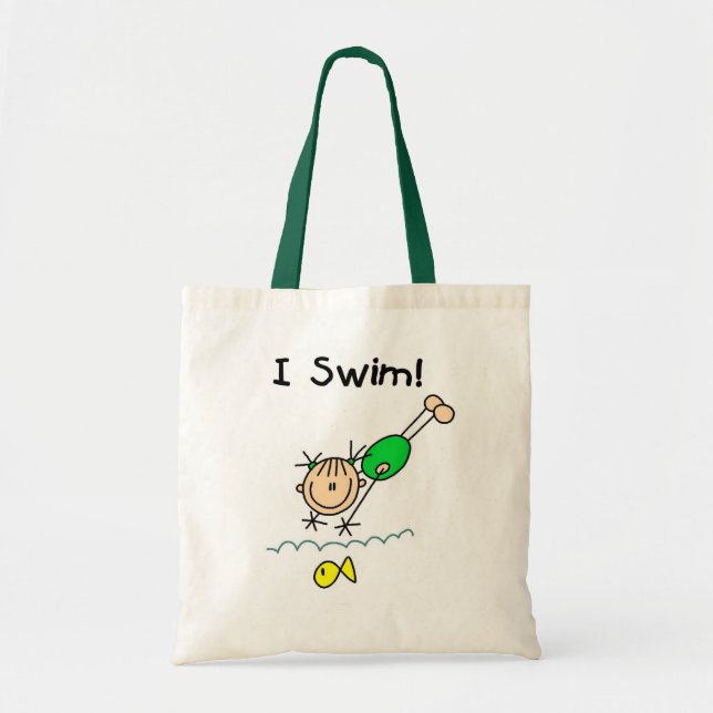 Mädcheni Swim-T - Shirts und Geschenke Tragetasche (Vorne)