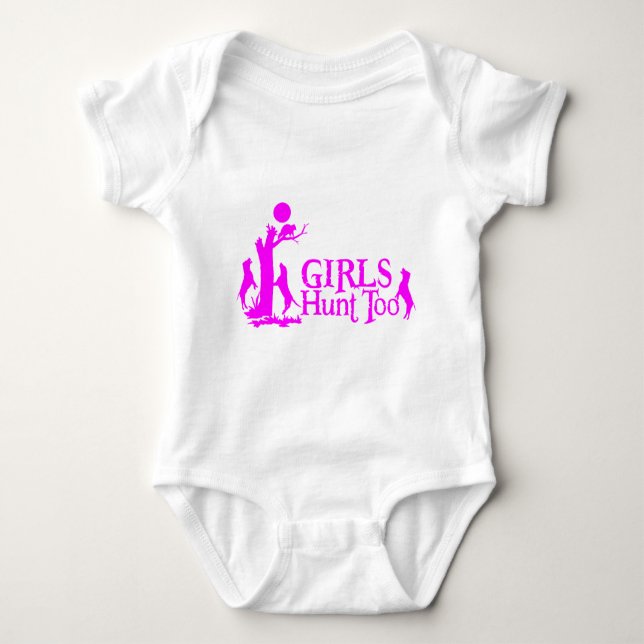 MÄDCHENJAGD BABY STRAMPLER (Vorderseite)