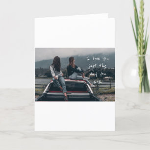 Mädchenkarte Feiertagskarte