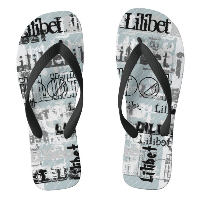 Mädchenknebel Geschenke Accessoires Seite Grün Flip Flops (Fußbett)