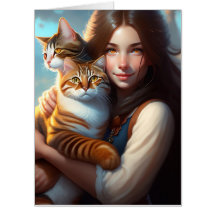 MÄDCHENKUNST GIGANTISCHE GEBURTSKARTE