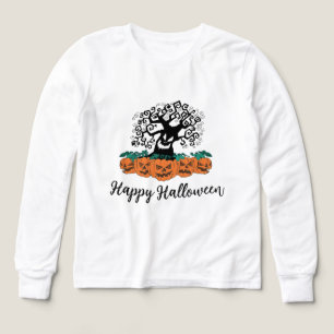 Mädchenlanges Shirt zu Halloween