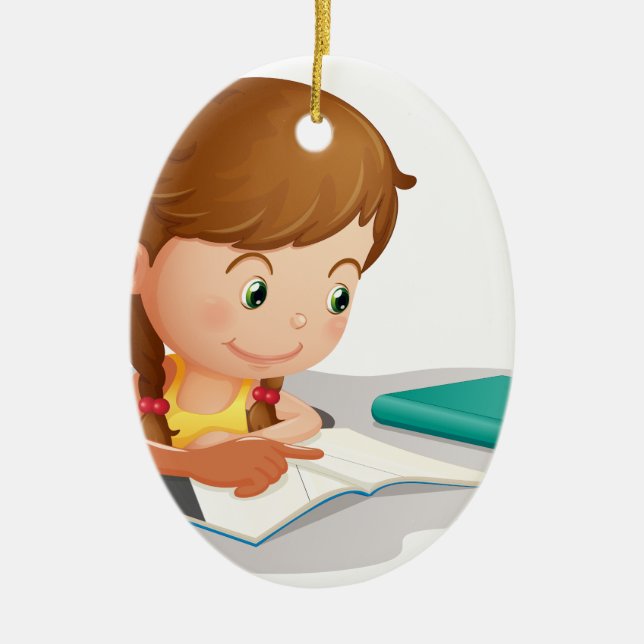 Mädchenlesebuch Keramikornament (Vorne)