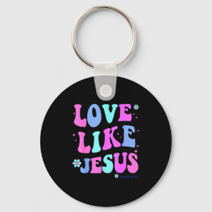 Mädchenliebe wie Jesus Süße Christliche Teenager F Schlüsselanhänger