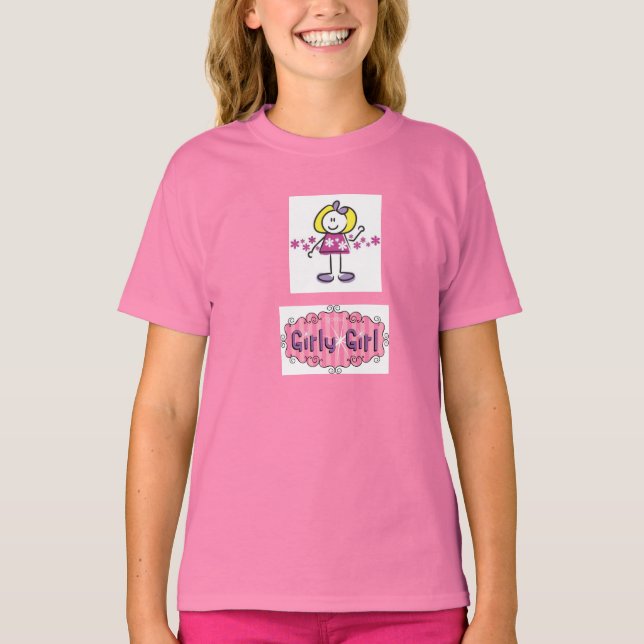 Mädchenmädchen T-Shirt (Vorderseite)