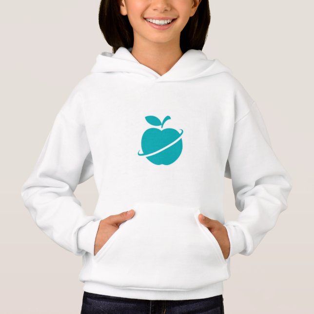 Mädchenmöwe über Hoodie (Vorderseite)