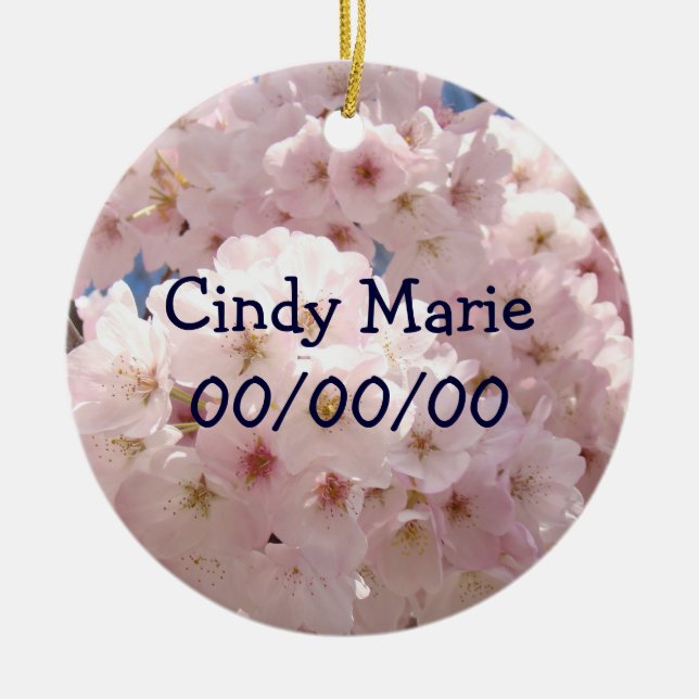 Mädchenname Ornamente Geburtstage Blüten (Vorne)