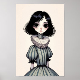 Mädchenporträt Poster