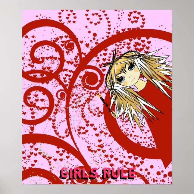 Mädchenregel Poster (Vorne)