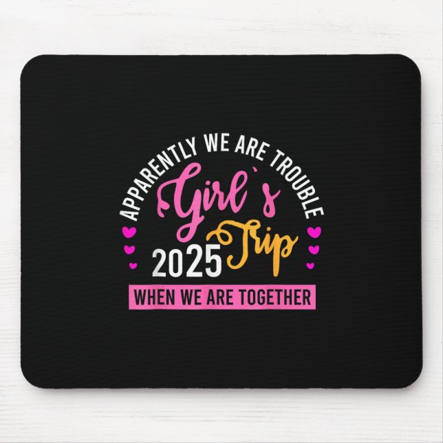 Mädchenreise 2025 Sommer Strandwochenende Urlaub F Mousepad (Vorne)