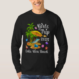 Mädchenreise 2025 Sommerferien Costa Rica Strand T-Shirt