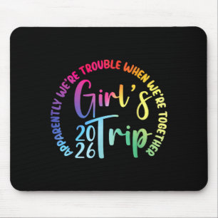 Mädchenreise 2026 farbenfrohe Urlaubspassende Freu Mousepad