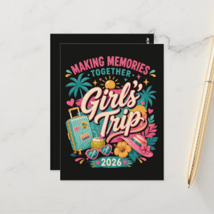 Mädchenreise 2026 Gemeinsame Erinnerungen schaffen Postkarte