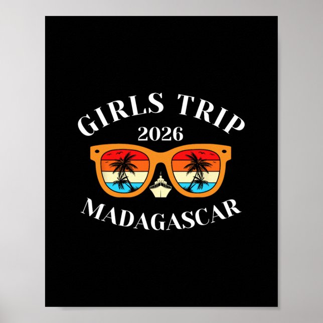 Mädchenreise 2026 Madagaskar Frühlingsferien 2026  Poster (Vorne)