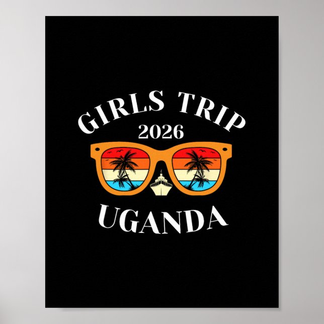 Mädchenreise 2026 Uganda Frühlingsferien 2026 Kreu Poster (Vorne)