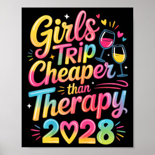 Mädchenreise 2028 Schwester beste Freundin Urlaub Poster