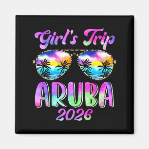 Mädchenreise Aruba 2026 Sommer Strand Wochenende Magnet