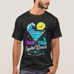 Mädchenreise Crystal Beach 2026 Geburtstagsgruppe  T-Shirt