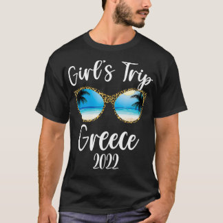 Mädchenreise Griechenland 2022 Strand Sonnenbrille T-Shirt