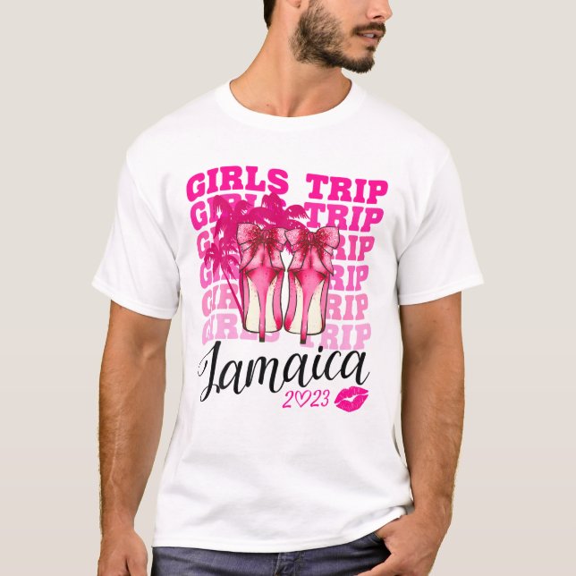 Mädchenreise Jamaika 2023 zum Frauenwochenende, Ge T-Shirt (Vorderseite)