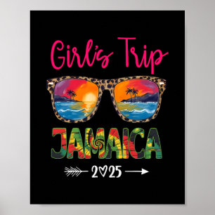 Mädchenreise Jamaika 2025 Mädchenwochenende Sommer Poster