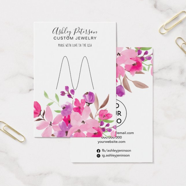 Mädchenrosa Blumenschmuckhalter (Büro)