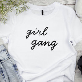Mädchensammlung niedliche moderne feministische Po T-Shirt
