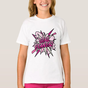 MÄDCHENSTÄRKE Comic Book Pop Art T-Shirt