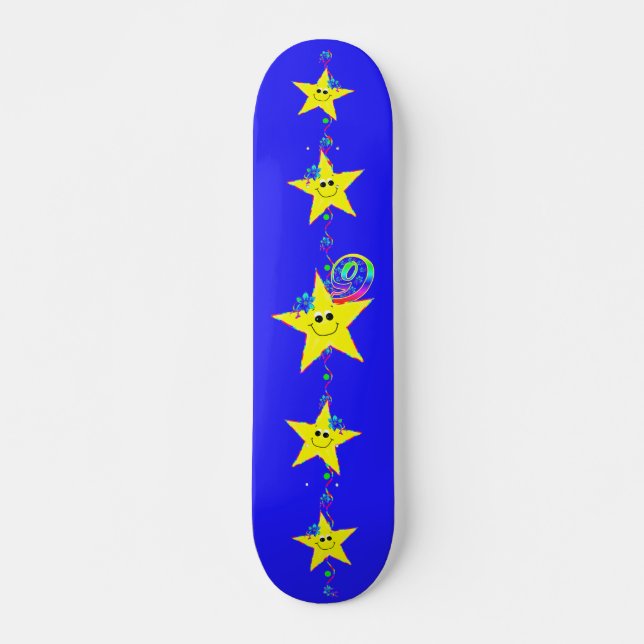 Mädchenstars Nummer 9 Skateboard (Vorne)