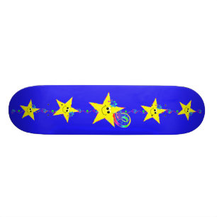 Mädchenstars Nummer 9 Skateboard