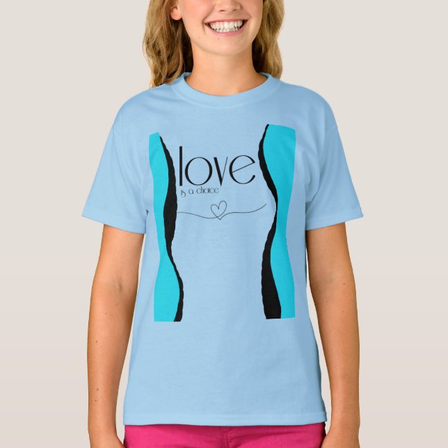 Mädchenstyle-Teenager T-Shirt (Vorderseite)