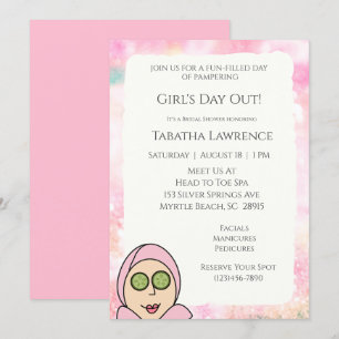 Mädchentag im Spa-Einladung Einladung