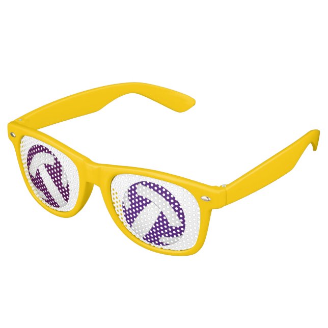 Mädchenvolleyball in beliebiger Farbe Sonnenbrille (Schrägansicht)