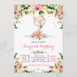 Mädchenwald-Begrüßung Einladung