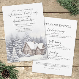 Mädchenwochenende im Wald-Junggeselinnen-Abschied Einladung