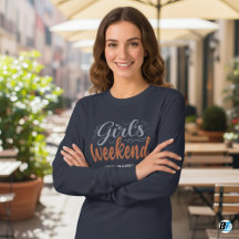 Mädchenwochenende T - Shirt - Datum des benutzerde