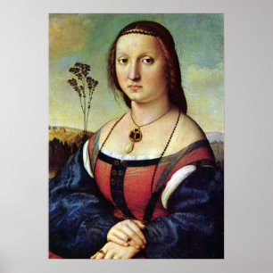 Maddalena Doni - Raphael - c1506 Poster