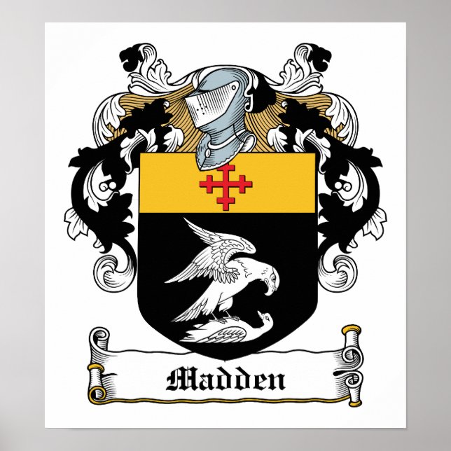 Madden Familienwappen Poster (Vorne)