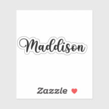 Maddison Name - Handgeschriebene Kalligrafie
