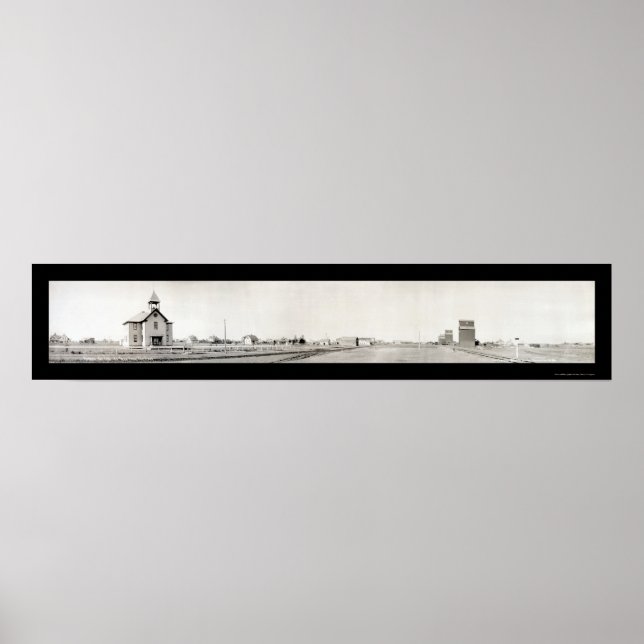 Maddock, ND School Foto 1913 Poster (Vorne)