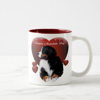 MadDogs Aufgabe Berner in der Herz-Tasse Zweifarbige Tasse