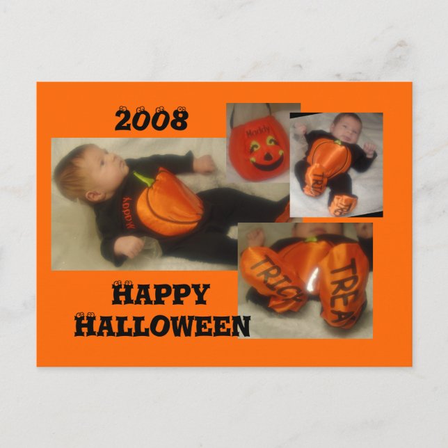 Maddy Halloween ... Postkarte (Vorderseite)
