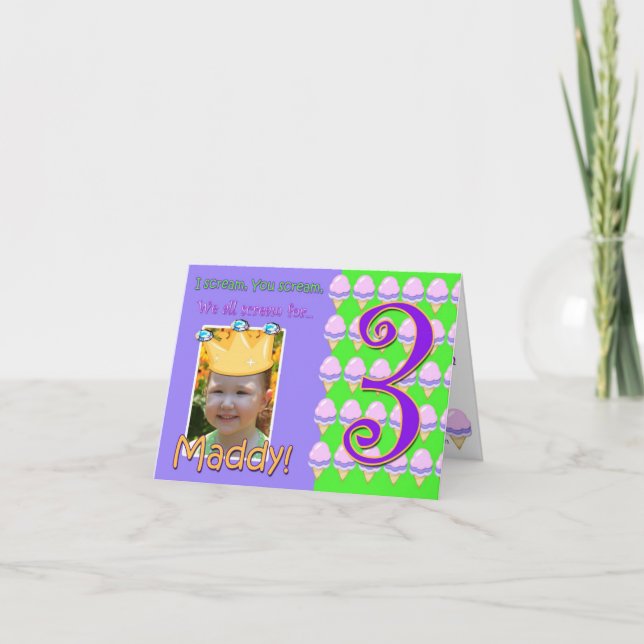 Maddys Einladung (Vorderseite)